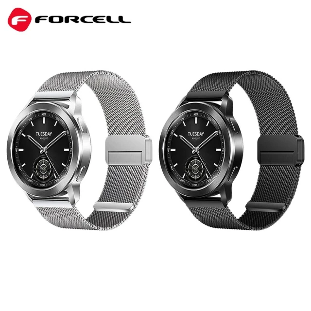 Ремінець Forcell F-Design FS11 для Samsung Galaxy Watch 22 mm Silver (5903396392603)