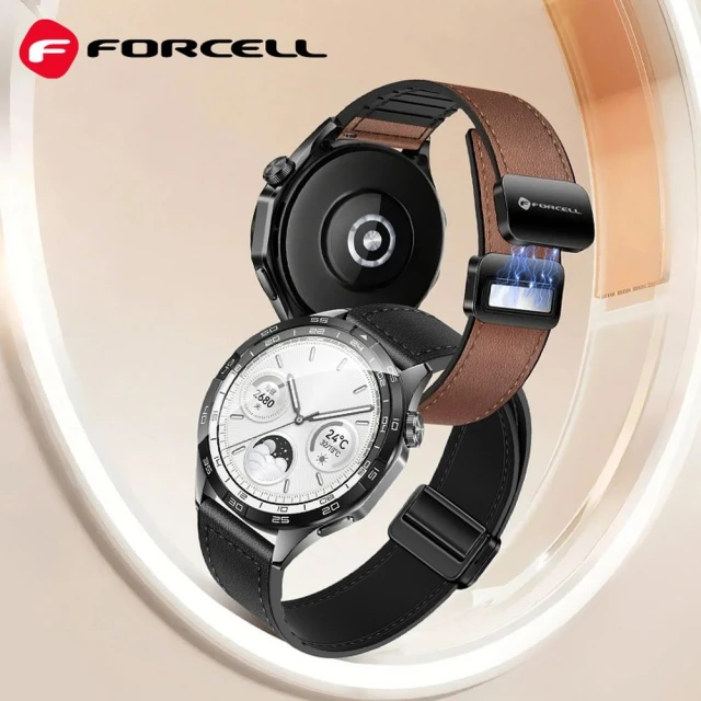 Ремінець Forcell F-Design FS20 для Samsung Galaxy Watch 20 mm Brown (5903396393631)