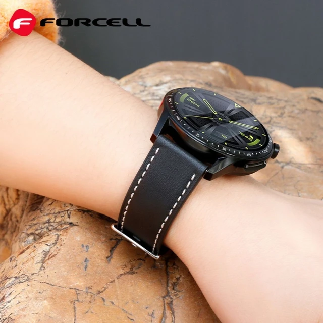 Ремешок Forcell F-Design FS21 для Samsung Galaxy Watch 20 mm Black (5903396393662)