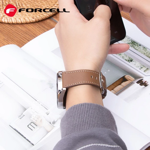 Ремешок Forcell F-Design FS21 для Samsung Galaxy Watch 20 mm Brown (5903396393679)