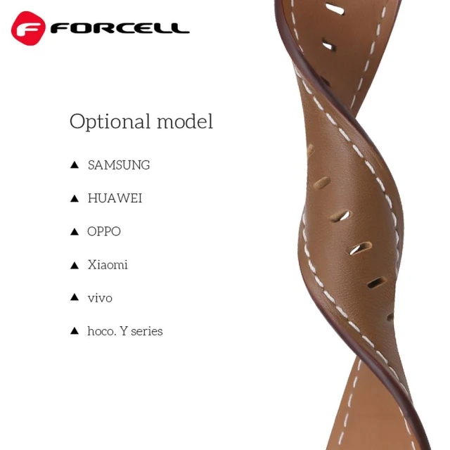 Ремінець Forcell F-Design FS21 для Samsung Galaxy Watch 22 mm Black (5903396393693)