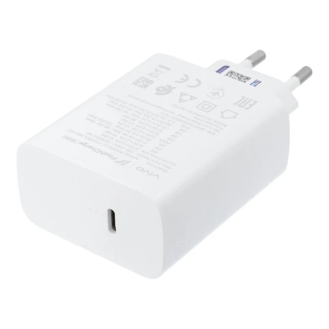 Зарядний пристрій Vivo Flash Charge 3A 120W USB-C White (5903396395185)