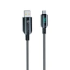 Кабель Forcell F-Energy Digital USB A to USB C 3A 66W 1.2 m Black (5903396395239)