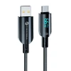 Кабель Forcell F-Energy Digital USB A to USB C 3A 66W 1.2 m Black (5903396395239)