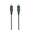 Кабель Forcell F-Energy Digital USB C to USB C 3A 60W 1.2 m Black (5903396395253)