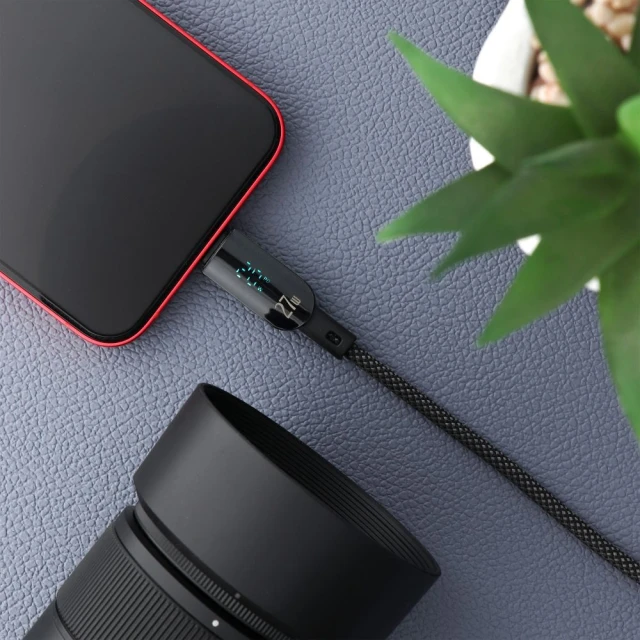 Кабель Forcell F-Energy Digital USB-C to Lightning PD 3A 27W 1.2m Black (5903396395260)