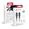 Кабель Forcell F-Energy Digital USB-C to Lightning PD 3A 27W 1.2m Black (5903396395260)
