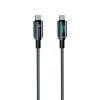 Кабель Forcell F-Energy Digital USB C to USB C 5A 100W 1.2 m Black (5903396395277)
