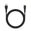 Кабель Forcell F-Energy Silicone USB-A to Lightning 2.4A 12W 1m Black (5903396395291)