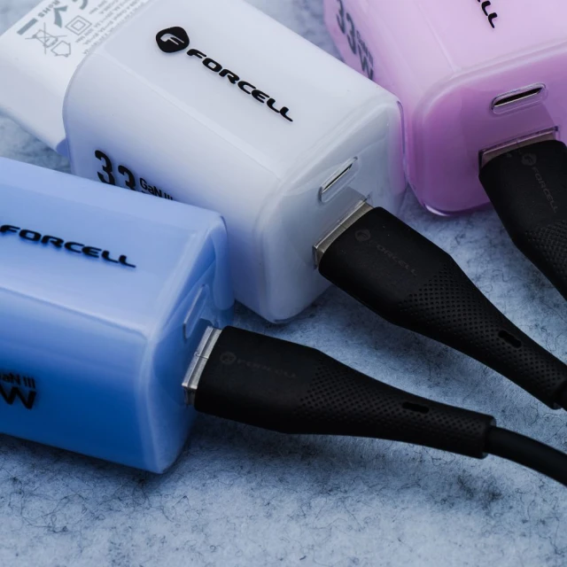 Кабель Forcell F-Energy USB-C to Lightning Black (5903396395314)