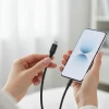 Кабель Forcell F-Energy Silicone USB C to USB C 5A 100W 1 m Black (5903396395321)