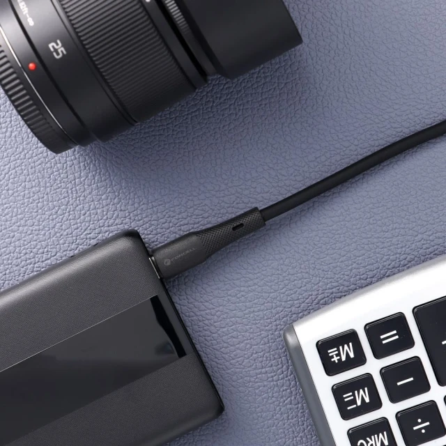 Кабель Forcell F-Energy Silicone USB C to USB C 5A 100W 1 m Black (5903396395321)