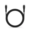 Кабель Forcell F-Energy Silicone USB C to USB C 5A 100W 1 m Black (5903396395321)