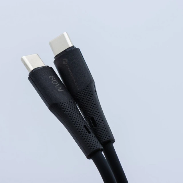 Кабель Forcell F-Energy Silicone USB C to USB C 5A 100W 1 m Black (5903396395321)