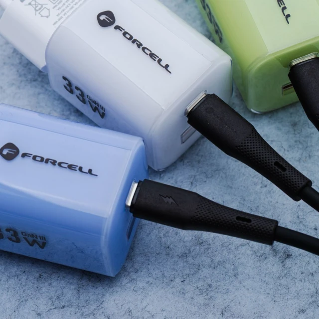 Кабель Forcell F-Energy QC3.0 USB-A to Micro USB 2.4A 18W Silicone 1m Black (5903396395338)