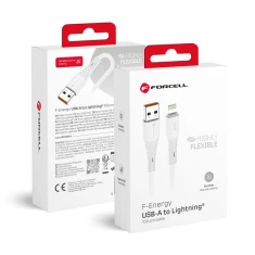 Кабель Forcell F-Energy USB-A to Lightning White (5903396395352)