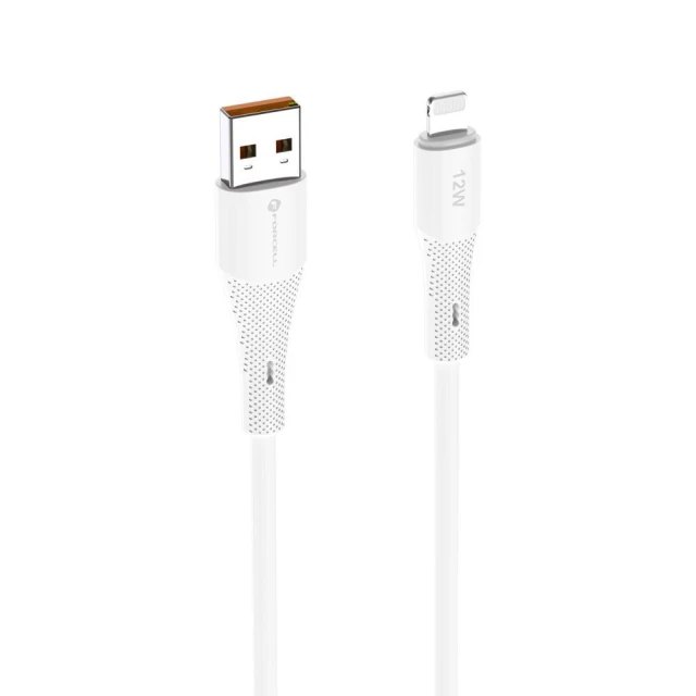 Кабель Forcell F-Energy USB-A to Lightning White (5903396395352)