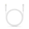 Кабель Forcell F-Energy C346 USB C - Lightning PD 3A 27W Silicone 1 м White (5903396395376)