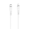 Кабель Forcell F-Energy C346 USB C - Lightning PD 3A 27W Silicone 1 м White (5903396395376)