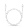 Кабель Forcell F-Energy Silicone USB C to USB C 5A 100W 1 m White (5903396395383)