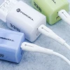 Кабель Forcell F-Energy QC3.0 USB-A to Micro USB 2.4A 18W Silicone 1m White (5903396395390)