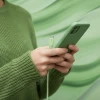 Кабель Forcell F-Energy Silicone USB A to USB C 3A 66W 1 m Green (5903396395406)
