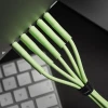 Кабель Forcell F-Energy Silicone USB A to USB C 3A 66W 1 m Green (5903396395406)