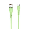 Кабель Forcell F-Energy Silicone USB A to USB C 3A 66W 1 m Green (5903396395406)