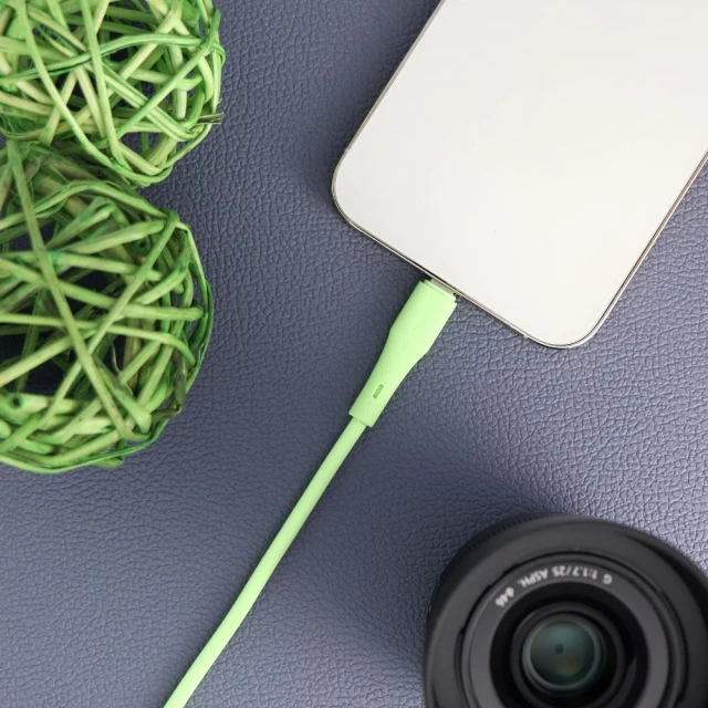 Кабель Forcell F-Energy USB-A to Lightning Green (5903396395413)