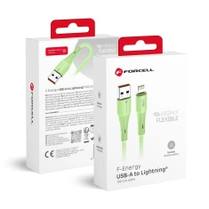 Кабель Forcell F-Energy USB-A to Lightning Green (5903396395413)