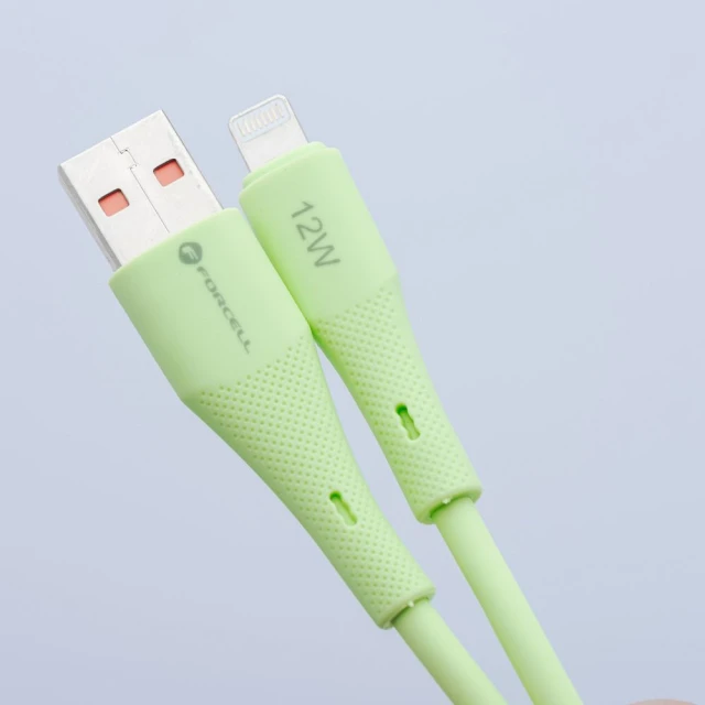 Кабель Forcell F-Energy USB-A to Lightning Green (5903396395413)