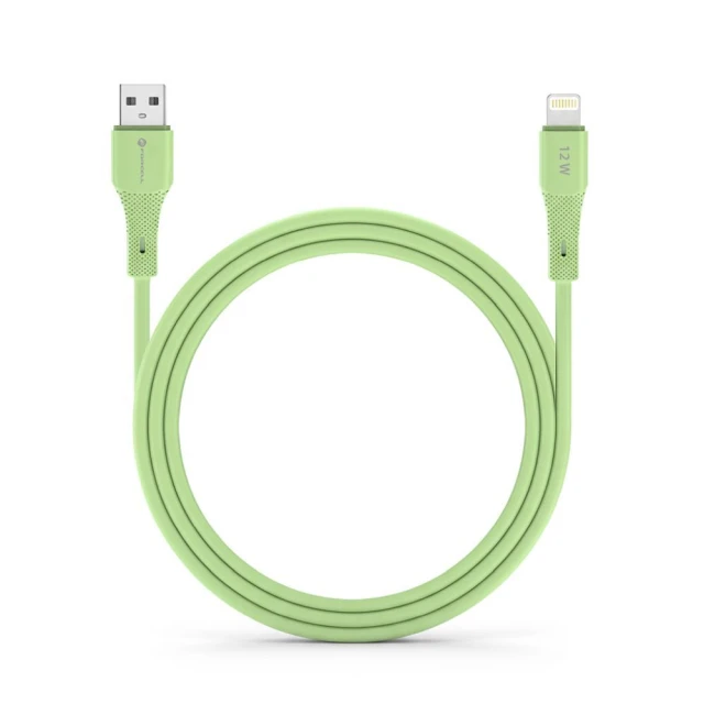 Кабель Forcell F-Energy USB-A to Lightning Green (5903396395413)