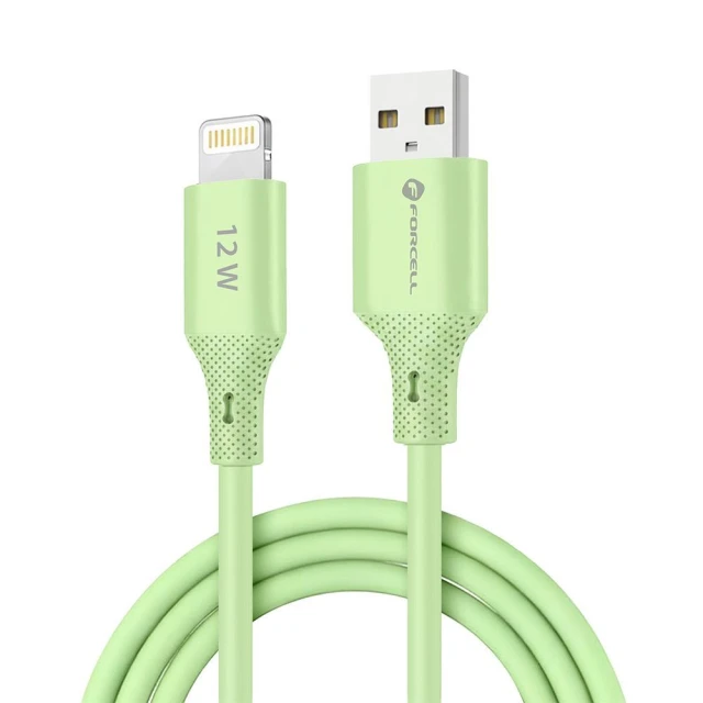 Кабель Forcell F-Energy USB-A to Lightning Green (5903396395413)