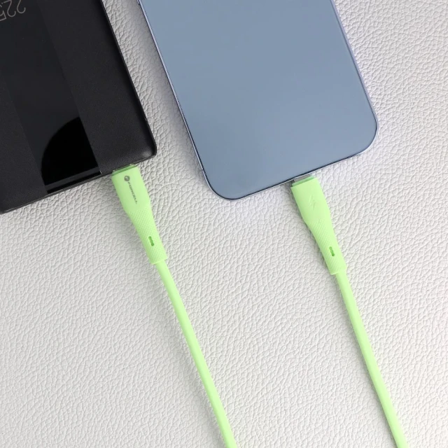 Кабель Forcell F-Energy USB-C to Lightning Green (5903396395437)