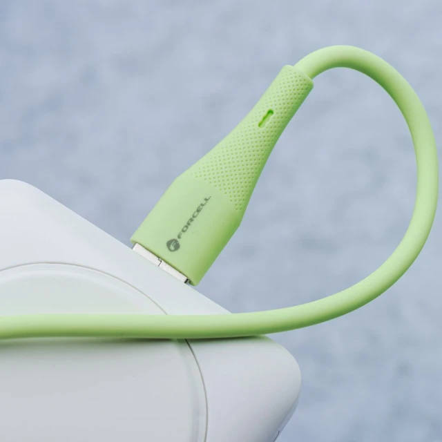 Кабель Forcell F-Energy USB-C to Lightning Green (5903396395437)