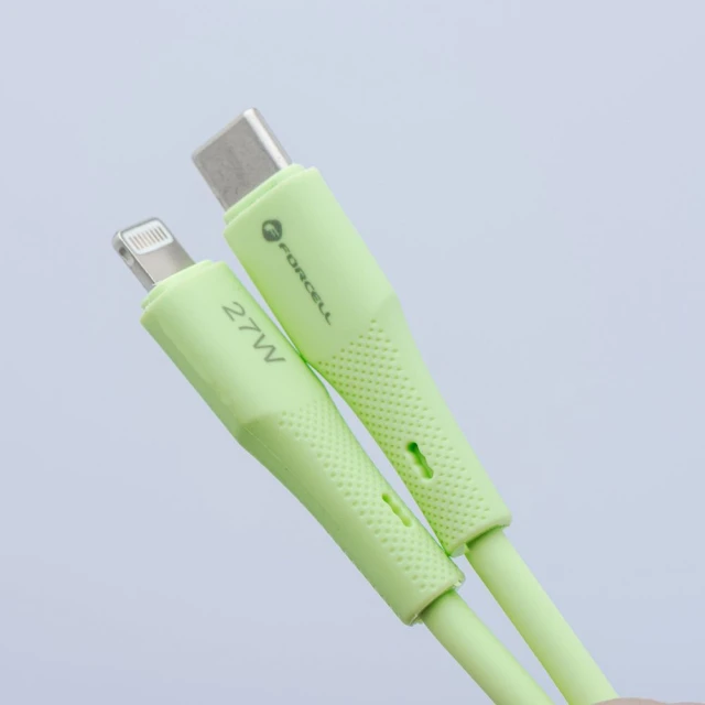 Кабель Forcell F-Energy USB-C to Lightning Green (5903396395437)