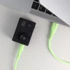 Кабель Forcell F-Energy QC3.0 USB-A to Micro USB 2.4A 18W Silicone 1m Green (5903396395451)