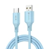 Кабель Forcell F-Energy USB-A to USB-C QC4.0 3A 66W Silicone 1m Blue (5903396395468)