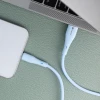 Кабель Forcell F-Energy USB-A to USB-C QC4.0 3A 66W Silicone 1m Blue (5903396395468)