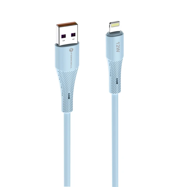 Кабель Forcell F-Energy USB-A to Lightning Blue (5903396395475)