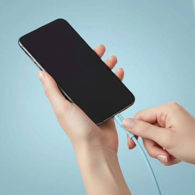 Кабель Forcell F-Energy USB-A to Lightning Blue (5903396395475)