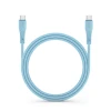 Кабель Forcell F-Energy USB-C to USB-C QC4.0 PD 3A 60W Silicone 1m Blue (5903396395482)