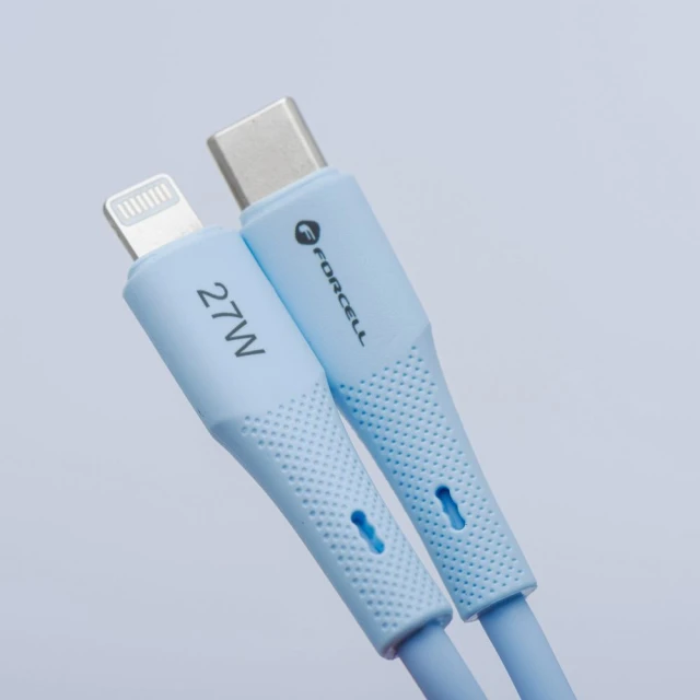 Кабель Forcell F-Energy USB-C to Lightning Blue (5903396395499)