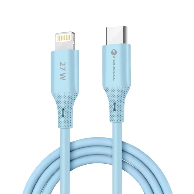Кабель Forcell F-Energy USB-C to Lightning Blue (5903396395499)