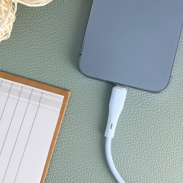 Кабель Forcell F-Energy USB-C to Lightning Blue (5903396395499)