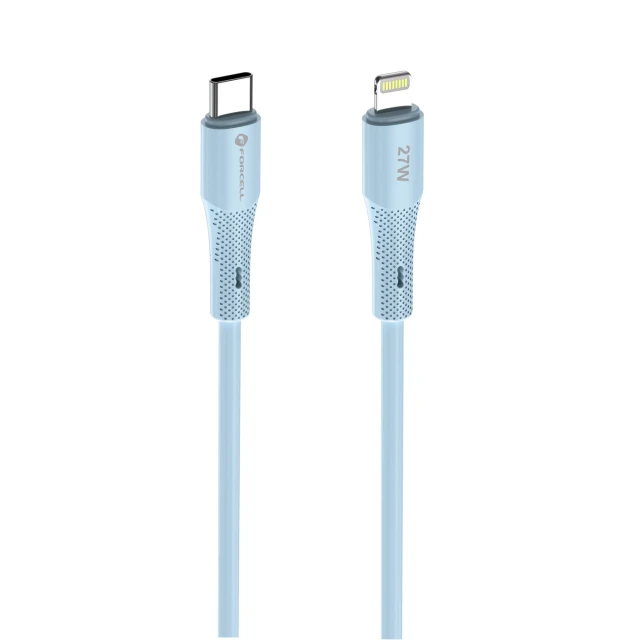 Кабель Forcell F-Energy USB-C to Lightning Blue (5903396395499)