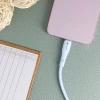 Кабель Forcell F-Energy USB-C to USB-C QC4.0 PD 5A 100W Silicone 1m Blue (5903396395505)