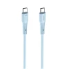 Кабель Forcell F-Energy USB-C to USB-C QC4.0 PD 5A 100W Silicone 1m Blue (5903396395505)