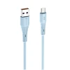 Кабель Forcell F-Energy QC3.0 USB-A to Micro USB 2.4A 18W Silicone 1m Blue (5903396395512)
