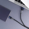 Кабель USB A to Micro USB Forcell F-Energy QC3.0 2.4A 18W Gradient 1m Black (5903396395574)